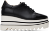 Stella Mccartney Stella Mc Cartney Logo Elyse Lace Ups In 1065 Black/white