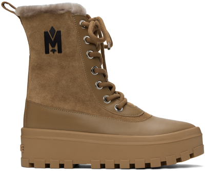 Mackage Tan Hero Boots In Camel