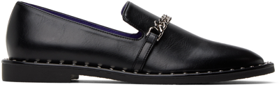 Stella Mccartney 10mm Falabella Faux Leather Loafers In Black