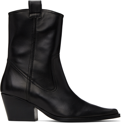 Staud Black June Boots In Blk Black