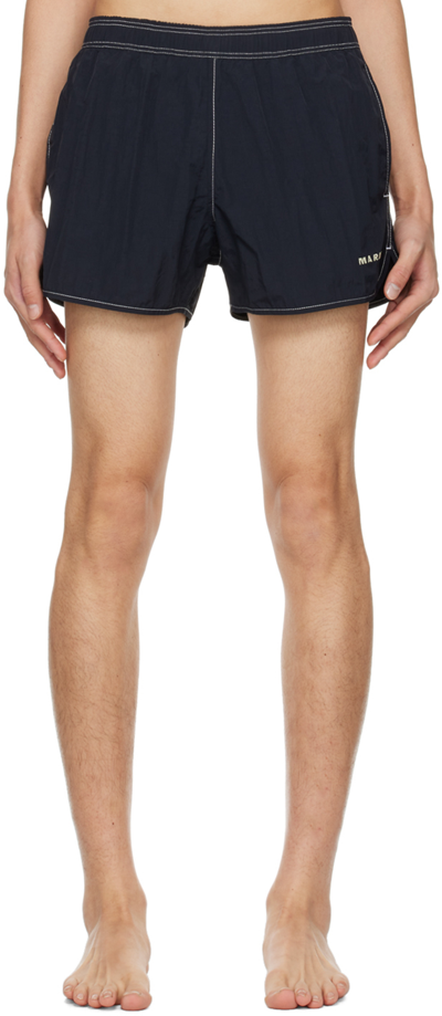 Isabel Marant Vicente Swim Shorts In Faded Black