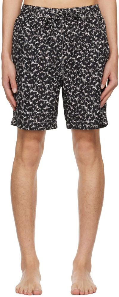 Isabel Marant Black Hydra Swim Shorts In 01bk Black