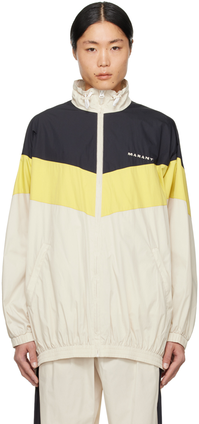 Isabel Marant Multicolor Brad Track Jacket In 10yw Yellow