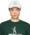 SPORTY AND RICH WHITE 'EAT MORE VEGGIES' CAP