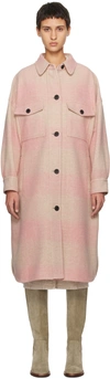 Isabel Marant Étoile Pink Fontizi Coat In 40lk Light Pink