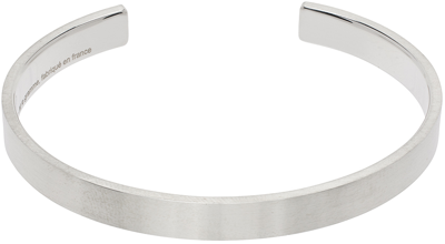 Le Gramme Silver 'le 21g' Ribbon Bracelet