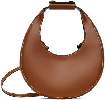 Staud Tan Mini Moon Bag In Tan Tan