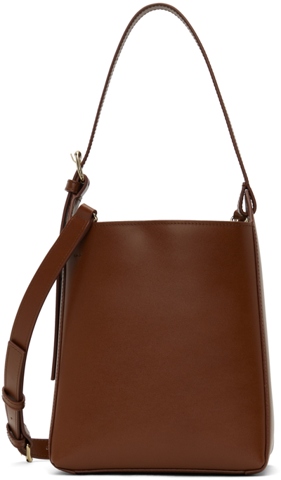 A.p.c. Virginie Shoulder Bag In Brown
