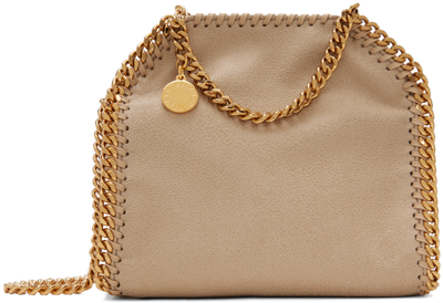 Stella Mccartney Tiny Falabella Tote In Neutrals