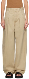 Isabel Marant Lenadi Straight Jeans In 90be Beige