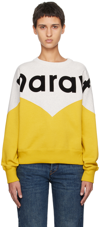 ISABEL MARANT ÉTOILE YELLOW HOUSTON SWEATSHIRT