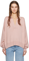 Isabel Marant Pink Galix Polo In 40op Old Pink