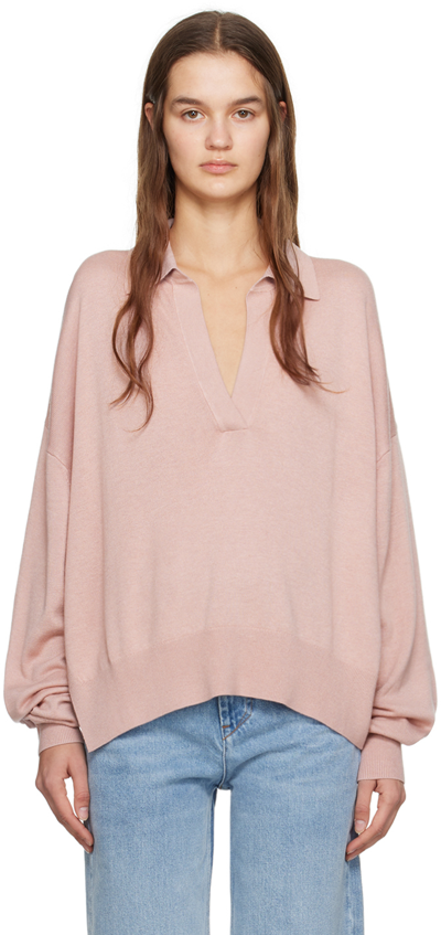 Isabel Marant Galix Sweater In 40op Old Pink