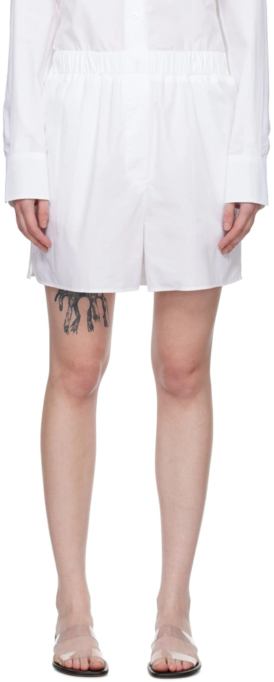 The Frankie Shop White Lui Shorts