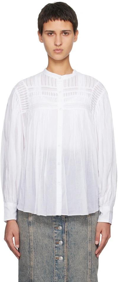 Isabel Marant Étoile White Plalia Shirt