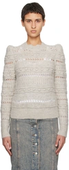 ISABEL MARANT ÉTOILE BEIGE ADLERI SWEATER