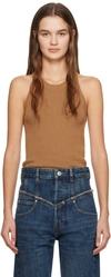 ISABEL MARANT TAN MERRY TANK TOP