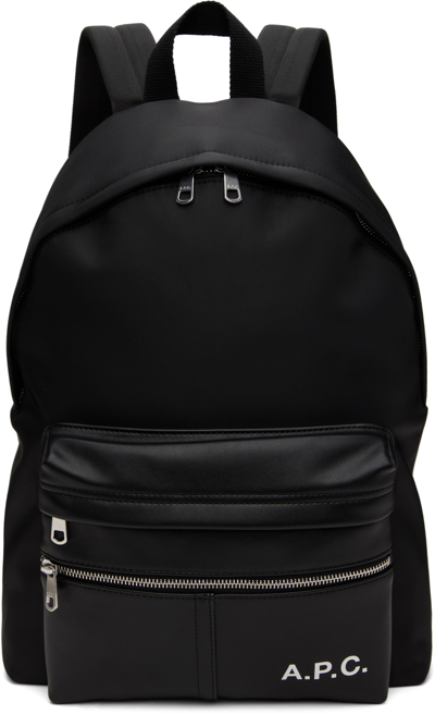 Apc Black Camden Backpack In Lzz Black