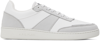 APC WHITE & GRAY PLAIN SNEAKERS