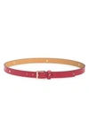 Kate Spade Spade Belt In Ripe Apple