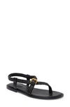 See By Chloé Black Nola Braided Sandals In Nero