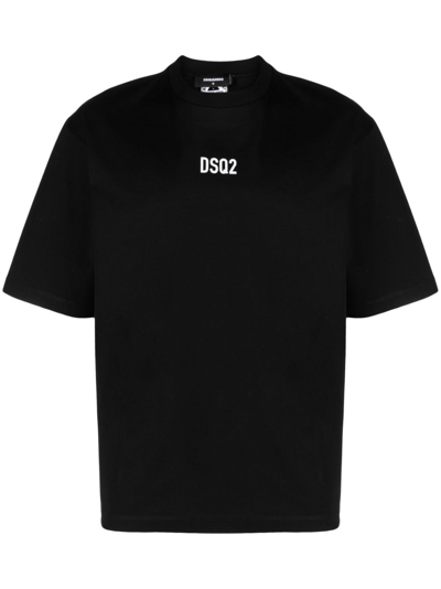 Dsquared2 Black Logo-print T-shirt