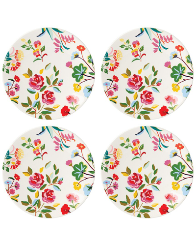 Kate Spade New York Set Of 4 Garden Floral Accent Plates