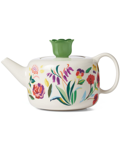 Kate Spade New York Garden Floral Teapot In Multi