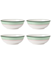 KATE SPADE KATE SPADE NEW YORK SET OF 4 MAKE IT POP GREEN ALL-PURPOSE BOWLS