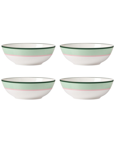 Kate Spade New York Set Of 4 Make It Pop Green All-purpose Bowls