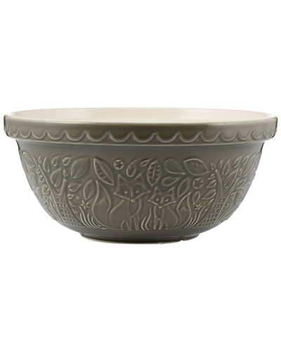 Mason Cash In The Forest Fox Size 12 Mixing Bowl In Gray