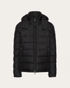 VALENTINO VALENTINO NYLON DOWN JACKET WITH TOILE ICONOGRAPHE PATTERN