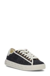 Versace Barroco Greca Jacquard Low Top Sneaker In Black/ Off White