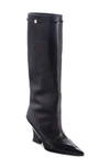 GIVENCHY RAVEN POINTED TOE KNEE HIGH BOOT