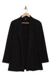 Eileen Fisher Open Front Jacket In Black