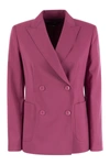 WEEKEND MAX MARA WEEKEND MAX MARA NERVOSO - TAILORED WOOL CANVAS BLAZER