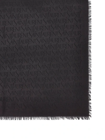 Saint Laurent Scarves In Black