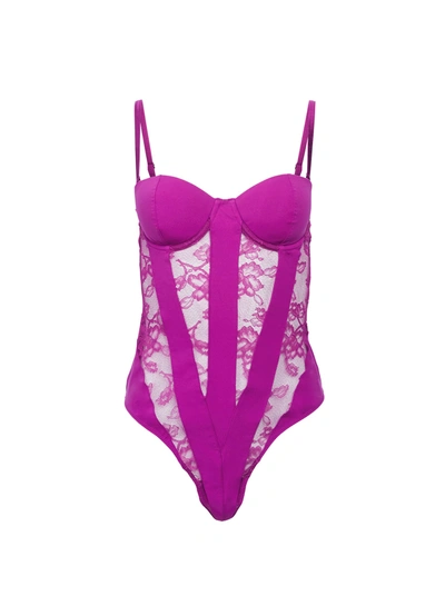 FLEUR DU MAL CUPPED BODYSUIT