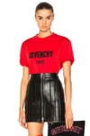 GIVENCHY DESTROYED LOGO TEE,17A 7722 485