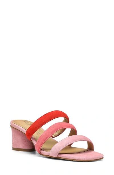 Nydj Giacomo Triple Strap Slide Sandal In Blush Pink