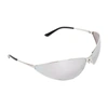 Balenciaga 0315s Razor Cat Metal Sunglasses In Black