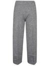 Circus Hotel Viscose Wide Leg Trousers In Grey