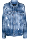 DSQUARED2 DSQUARED2 OVERSIZED DENIM JACKET