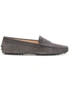 Tod's Slip-on Loafers In Grey