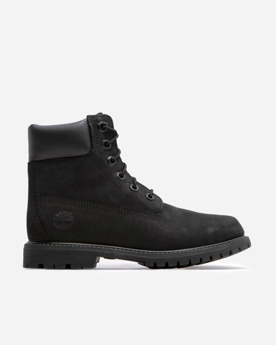 Timberland Premium 6 Inch Lace Up Waterproof Boot In Black