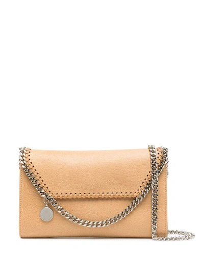 Stella Mccartney Mini Shaggy Shoulder Strap Bags In Nude & Neutrals