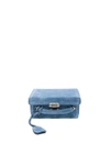 MARK CROSS MARK CROSS GRACE SMALL BOX BAG IN BLUE,W108301