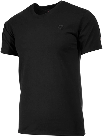 Champion Mens V-neck Fitness T-shirt In Black