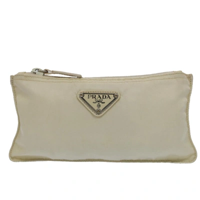 Prada Synthetic Clutch Bag () In White