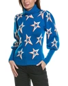 PERFECT MOMENT STAR DUST BALLOON SLEEVE WOOL SWEATER
